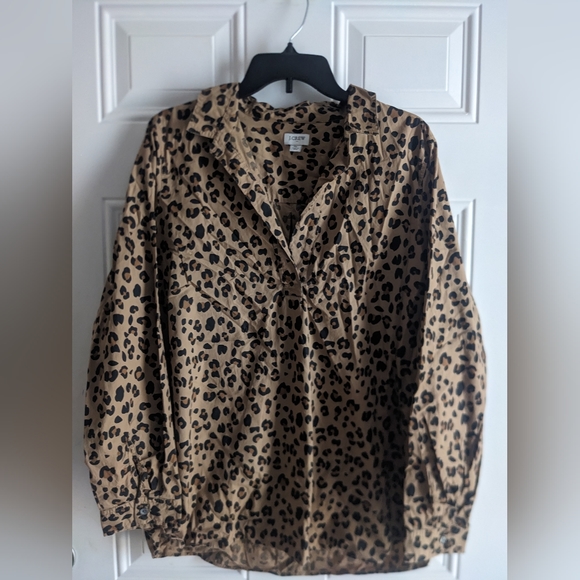 Great leopard print shirt from J. Crew. - Picture 1 of 5
